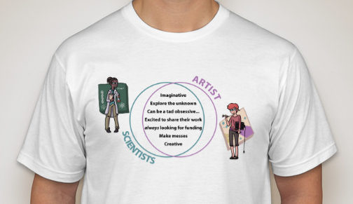 BUGSS Scientist/Artist T-shirt